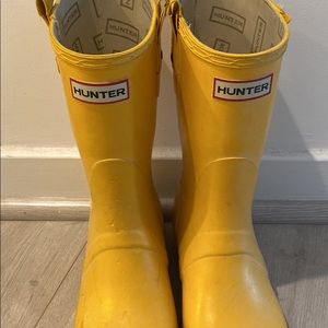 Yellow Hunter Boots